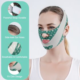 2025 Upgraded Face Mask Sleeping Mask 1PC For Women, Suitable For Daily Wear Brown & Green BOMKADI (Color: Green)