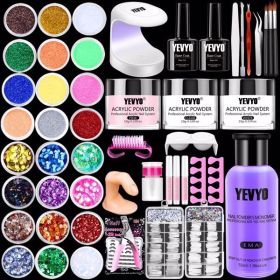 Acrylic Nail Polish Kit, Including Everything For Beginners, Professional Nail Primer Kit (Option: Kit)